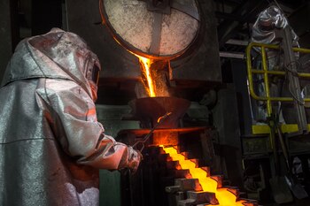 Colada de oro, en Veladero