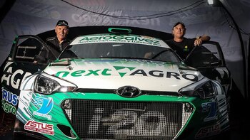 Es piloto de rally, estuvo