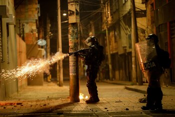 Amnistía Internacional y la plataforma Grita documentaron 103 víctimas de lesiones oculares por la fuerza pública entre abril y julio de 2021 - crédito Colprensa