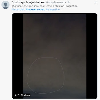 Reportan extrañas luces en el