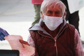 Un adulto mayor en Hidalgo