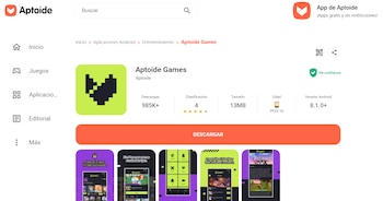 Aptoide Games - app - juegos - Google Play - tecnología - 11 de agosto