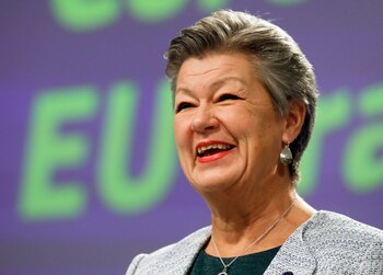 Ylva Johansson, en una imagen