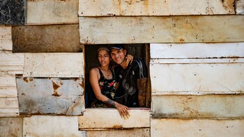 La joven pareja Gilde (d)