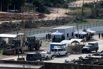 Tropas israelíes se reunieron en