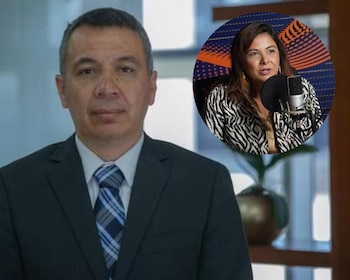 William Camargo, ministro de Transporte, y Jhénifer Mojica, ministra de Agricultura. Foto: Ministerio de Transporte y Ministerio de Agricultura.