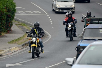 El INS reportó un promedio de un motociclista accidentado cada 15 minutos durante el primer mes del 2026. Fuente: UCR