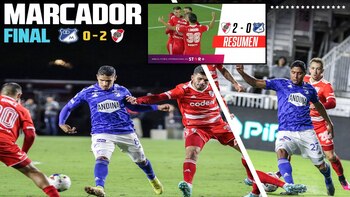 Millonarios perdió 2-0 contra River