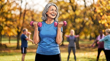 Cómo incorporar ejercicios de fuerza durante la mediana edad: 5 movimientos básicos