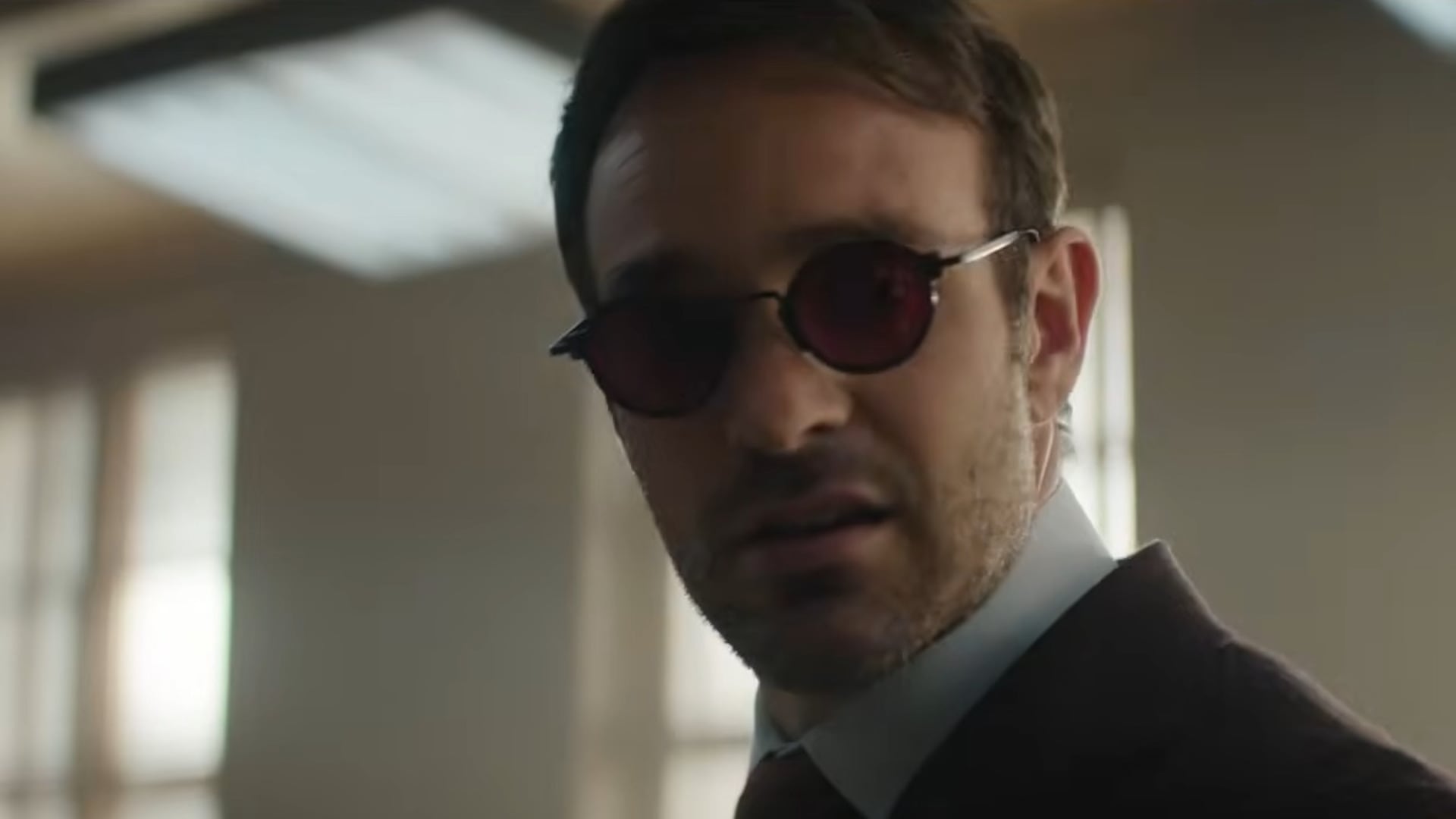 Las gafas más transparentes en Daredevil: Born Again obligan a Charlie Cox a perfeccionar su interpretación como persona ciega (Captura de tráiler oficial/Disney+)