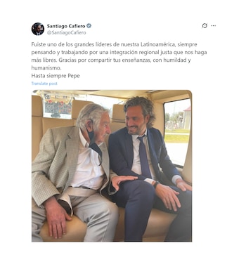 Tuit de Santiago Cafiero