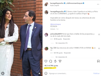 La denuncia de Maria Camila Arango cuestiona la transparencia y neutralidad de la contratación de la ex reina en la entidad electoral - crédito lauragallegosoliss / Instagram