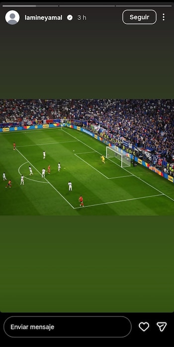 La publicación de Instagram de Lamine Yamal (Instagram)