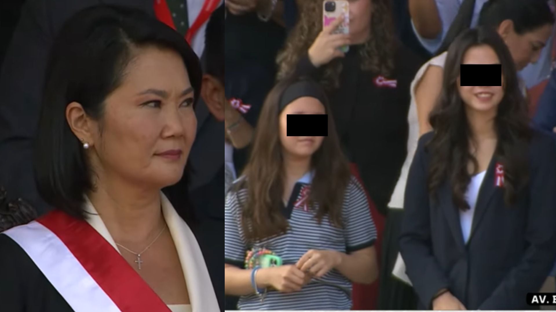 Kyara Villanella no acompañó a Keiko Fujimori en la Parada Militar 2026