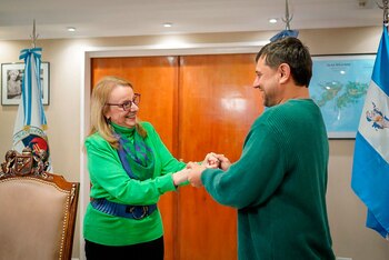 El precandidato presidencial Juan Grabois