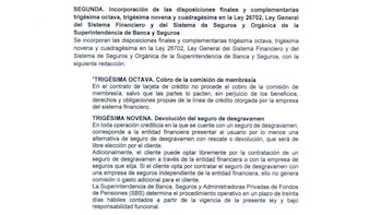 Así señala el texto sustitutorio