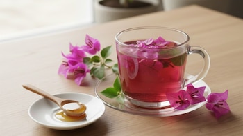 Té antigripal de bugambilia y