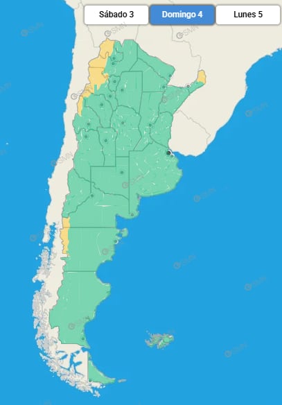 El domingo habrá una leve mejoría en el clima, de acuerdo con el SMN