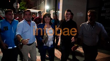 Patricia Bullrich en su llegada
