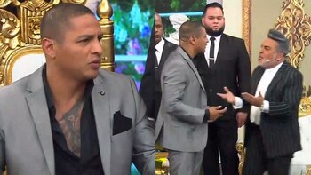 Jonathan Maicelo encara a Andrés