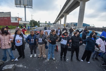 Bloqueo Madres buscadoras Edomex México-Toluca