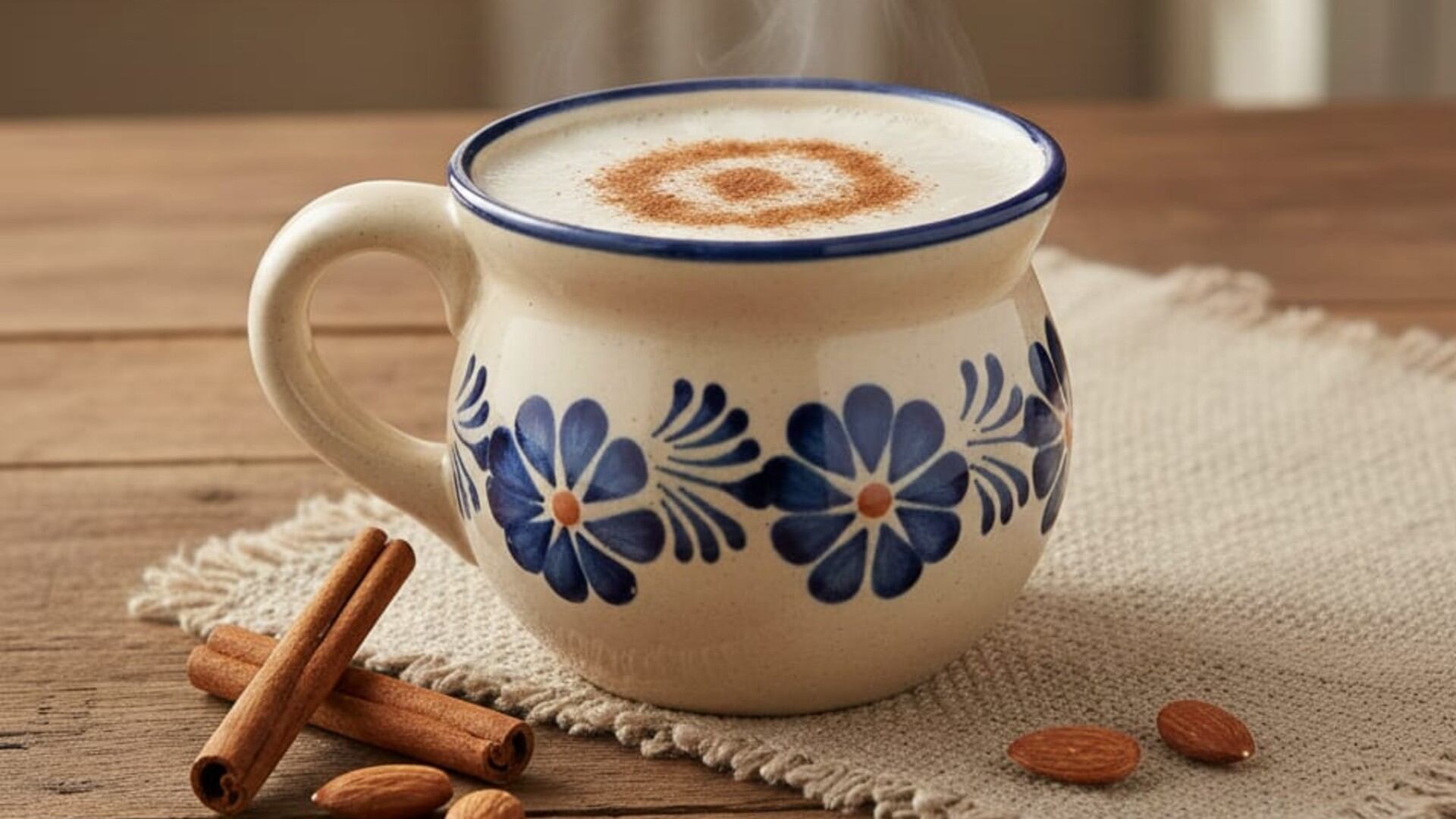 Atole de horchata. Foto: (Gemini IA)