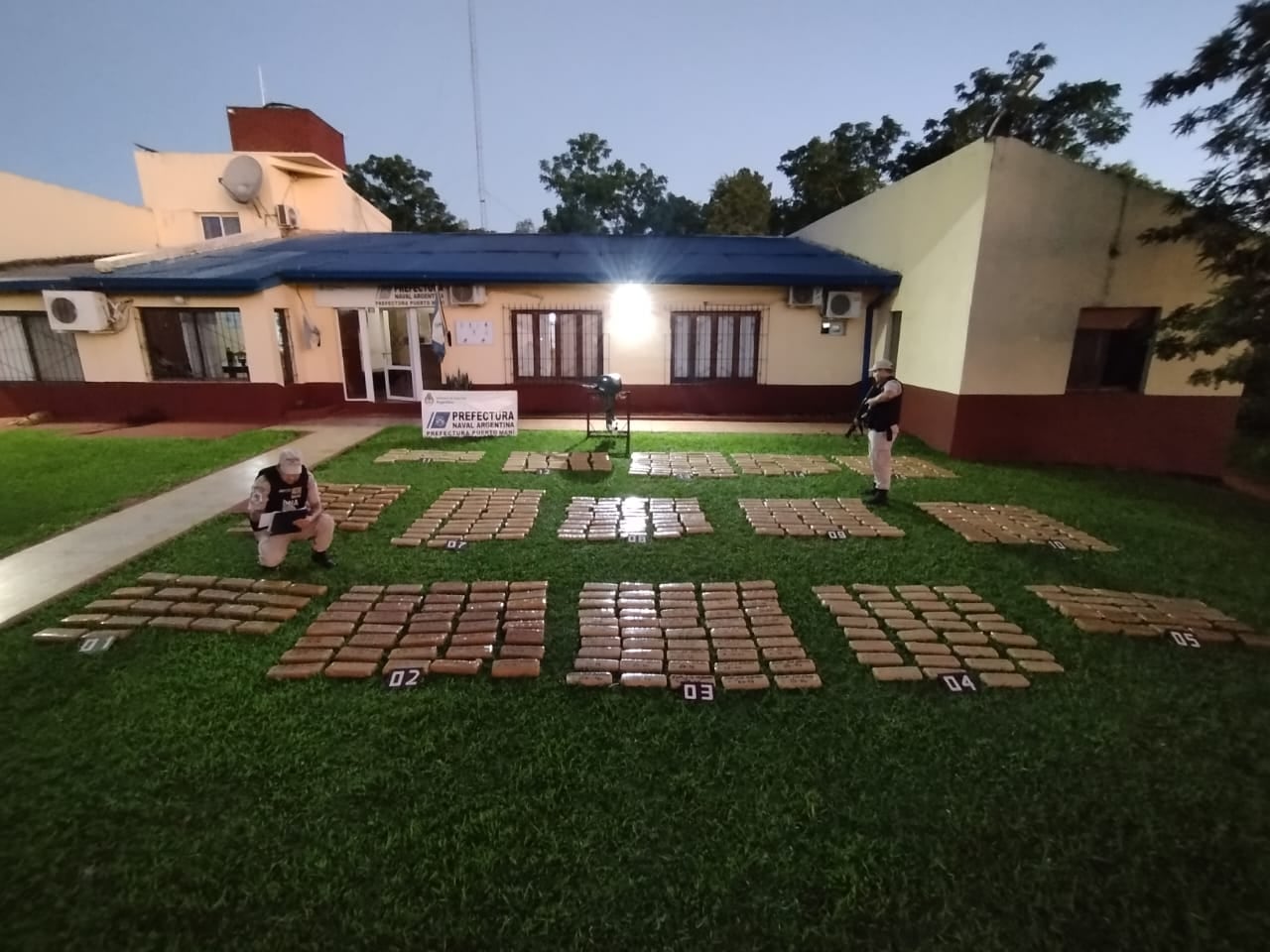 La marihuana secuestrada en el río Paraná