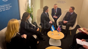 Milei y Mondino en la