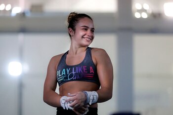 La argentina Martina Dominici durante