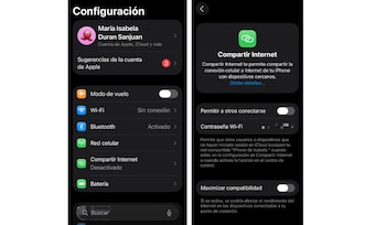 Tanto en iOS como en