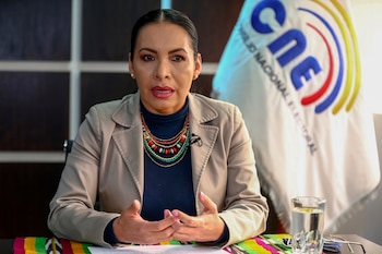 En la imagen, la presidenta