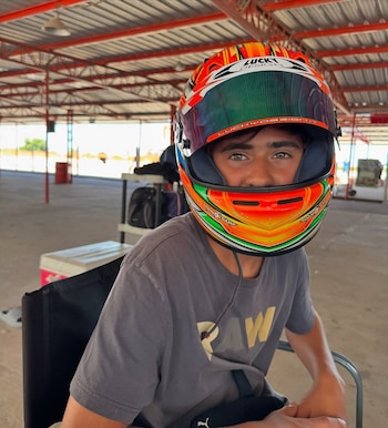 Las imágenes que compartió Franco Colapinto de sus vacaciones en Argentina