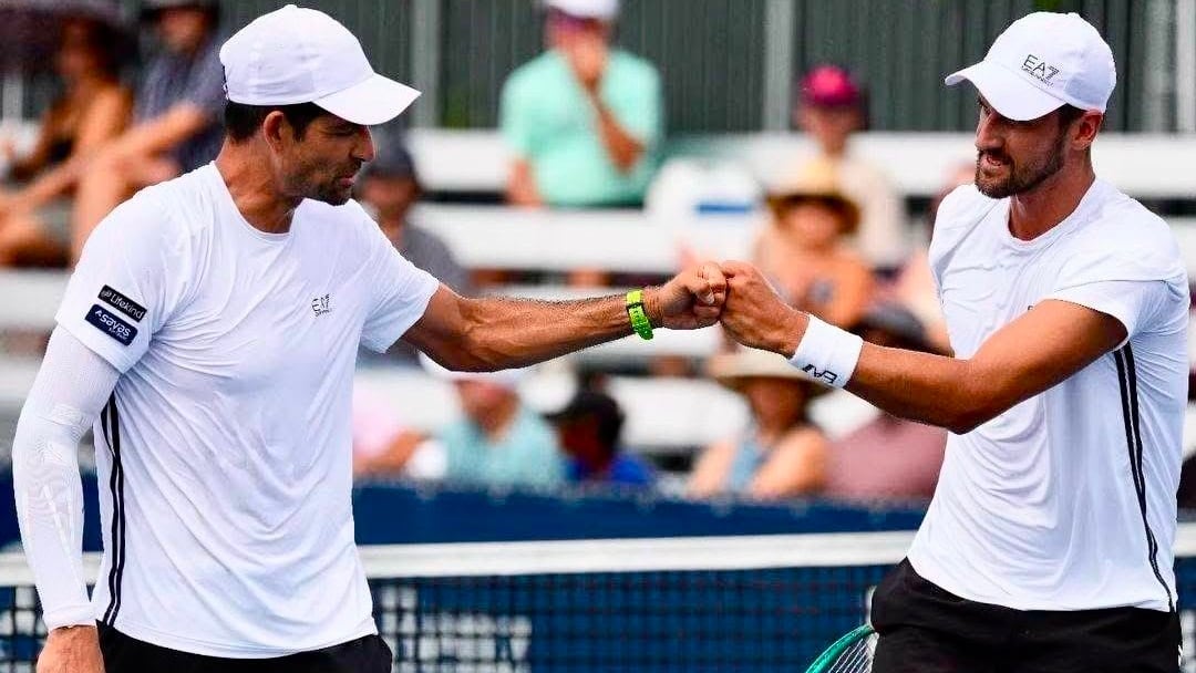 Una batalla sin quiebres en el Stadium 17: Arévalo-Pavić resisten 149 minutos, frustran a Kiger y Kovacevic y siguen vivos en el US Open (Foto cortesía INDES)