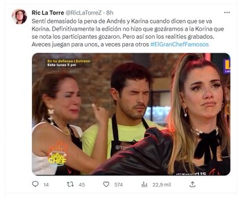 Korina Rivadeneira fue eliminada de