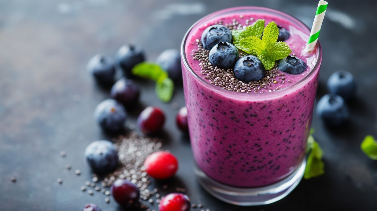 Licuado de frutos rojos, buenísimo para el gimnasio (Imagen Ilustrativa Infobae).
