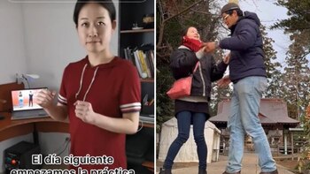 La mujer japonesa mostró interés