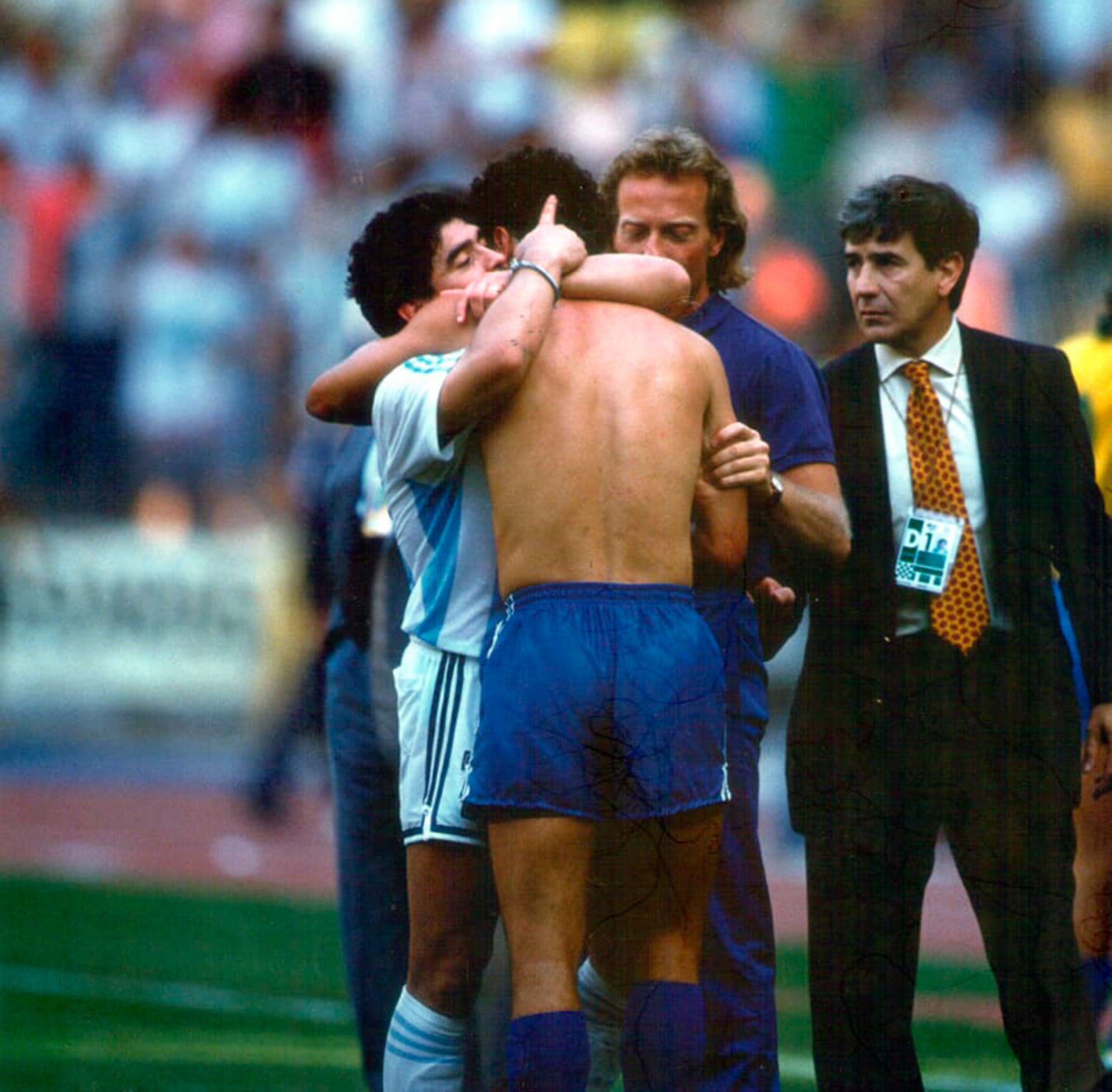 Signorini sostuvo que el mejor mensaje para Maradona en el Mundial de 1986 era que jugara libre para expresar todo su talento