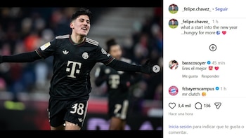 Felipe Chávez comparte su felicidad