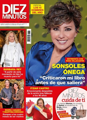 Portada de la revista 'Diez Minutos' del 13 de diciembre de 2023.
