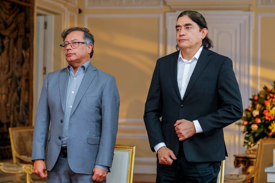 Gustavo Bolívar aseguró que entregó su vivienda al expresidente y se trasladó a otro lugar, debido a que actualmente reside principalmente en Estados Unidos - crédito Presidencia