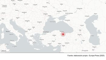 Registrado un terremoto de magnitud