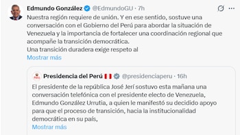Edmundo González agradece respaldo del