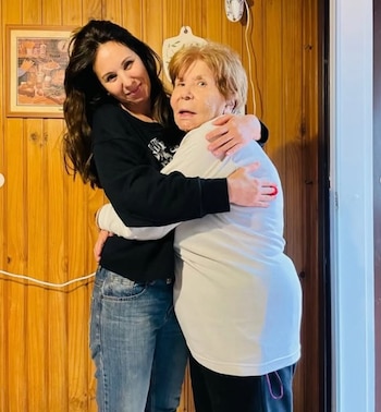 Analía Franchín despidió a su mamá a pocas horas de su muerte (Instagram)