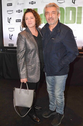 Ricardo Darín y su esposa,