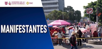 La autoridades de la CDMX informaron que manifestantes bloquean Avenida 20 de Noviembre y Venustiano Carranza.
Crédito: X / @OVIALCDMX