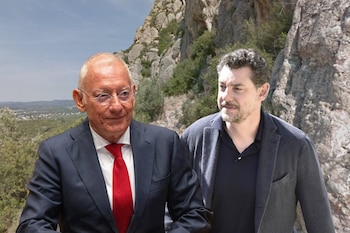 La defensa de Jonathan Andic aporta un vídeo de una caída previa y atribuye la muerte de Isak Andic a la artrosis. (Montaje Infobae)