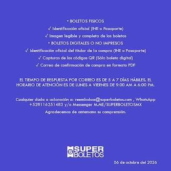 La argentina canceló su próximo concierto en la capital mexicana. (FB Superboletos)