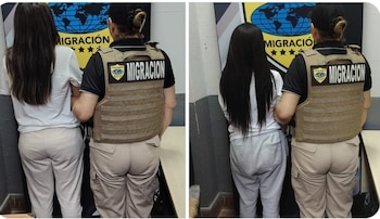 Los controles migratorios también detectaron a pasajeros asiáticos que intentaban transitar por Panamá utilizando documentos de identidad y permisos de residencia falsificados. Tomada de X