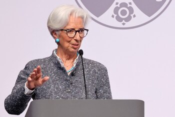 Christine Lagarde, presidenta del Banco
