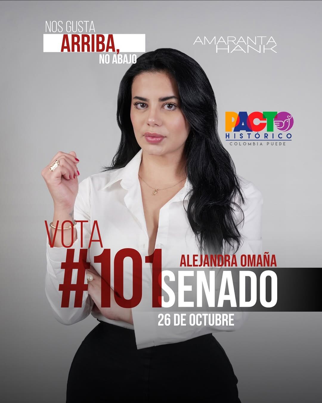 Deyci Alejandra Omaña, conocida como Amaranta Hank, se inscribió como aspirante al Senado - crédito @amaranta.hankx/Instagram